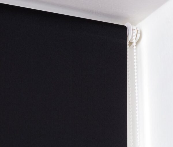 Argos Home Blackout Black Roller Blind - 60cm