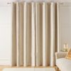 Argos Home Blackout Eyelet Curtains - Natural - 117x137cm