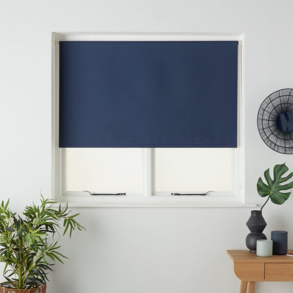 Argos Home Blackout Indigo Roller Blind - 60cm