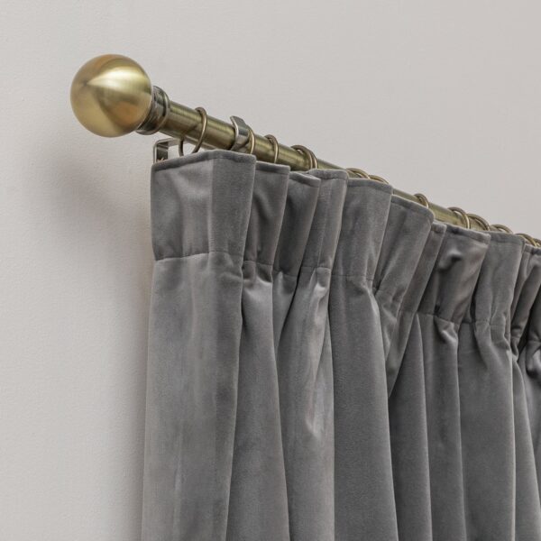Argos Home Blackout Pencil Pleat Curtains - Grey - 117x137cm