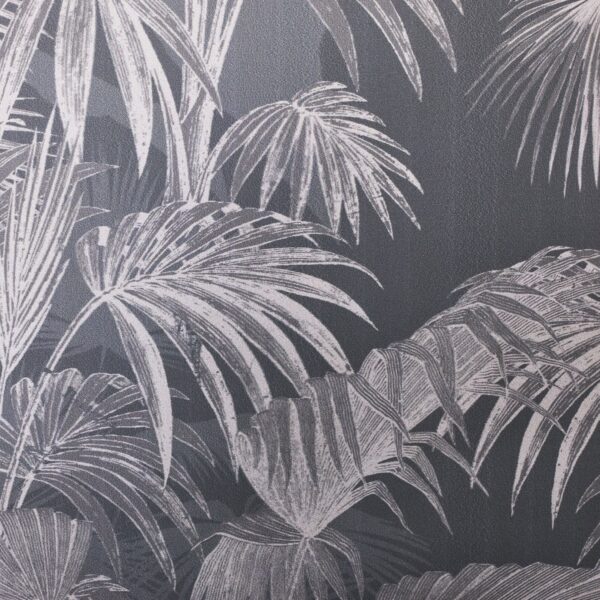 Argos Home Botanical Palm Blackout Grey Roller Blind - 90cm