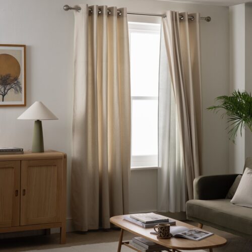Argos Home Eyelet Curtains - White - 114x132cm