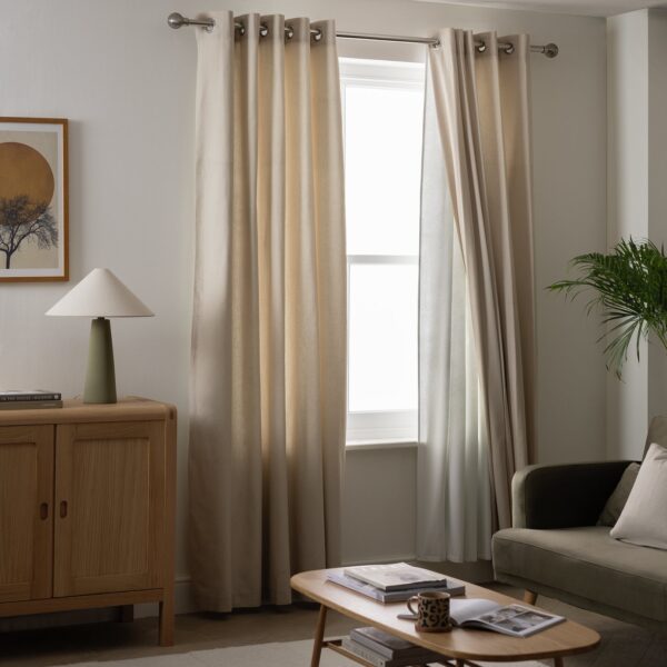 Argos Home Eyelet Curtains - White - 114x132cm
