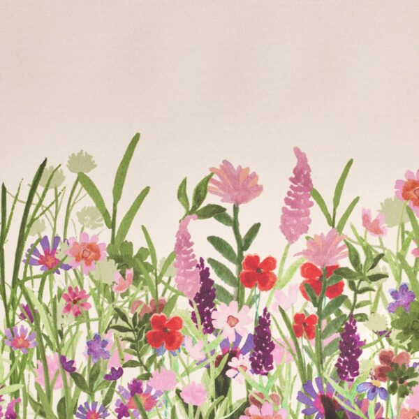 Argos Home Floral Garden Blackout Cream Roller Blind - 90cm