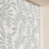 Argos Home Leaf Print Blackout Green Roller Blind - 90cm