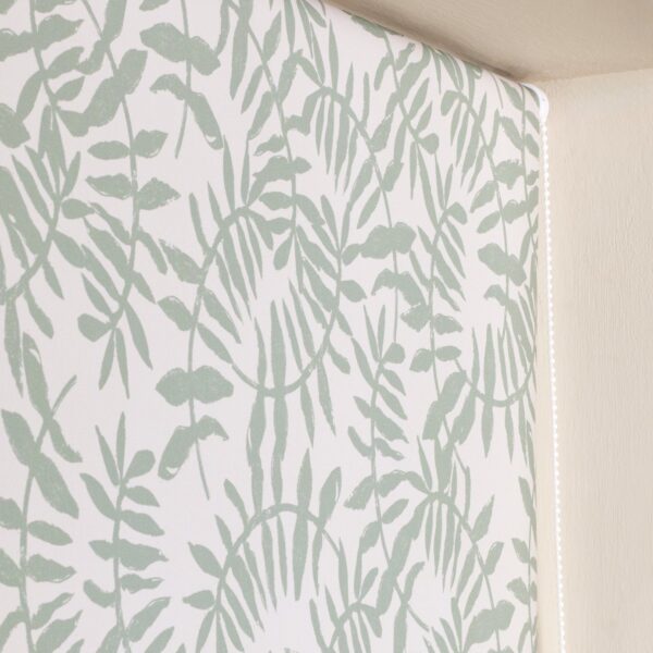 Argos Home Leaf Print Blackout Green Roller Blind - 90cm