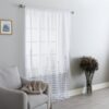 Argos Home Pencil Pleat Voile Curtain - White - 149x229cm