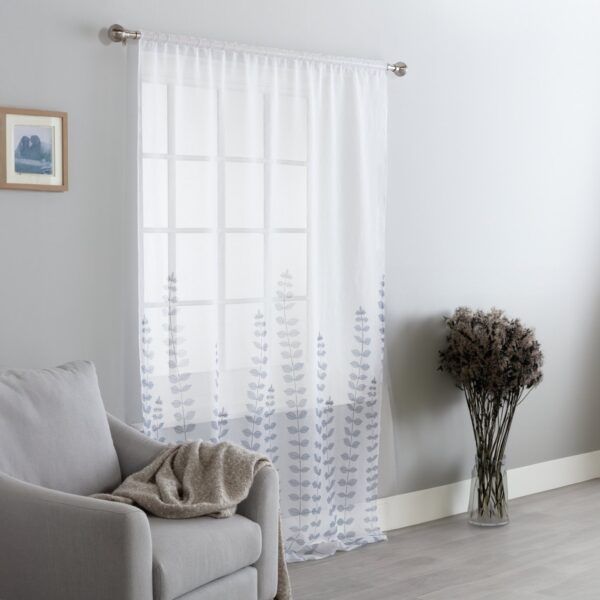 Argos Home Pencil Pleat Voile Curtain - White - 149x229cm