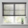 Argos Home Plastic Jet Black Venetian Blind - 90cm
