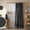 Argos Home Thermal Door Curtain - Charcoal - 117x213cm