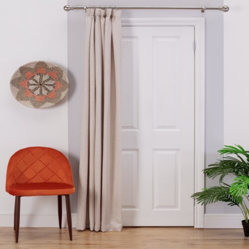 Argos Home Thermal Door Curtain - Cream - 117x213cm
