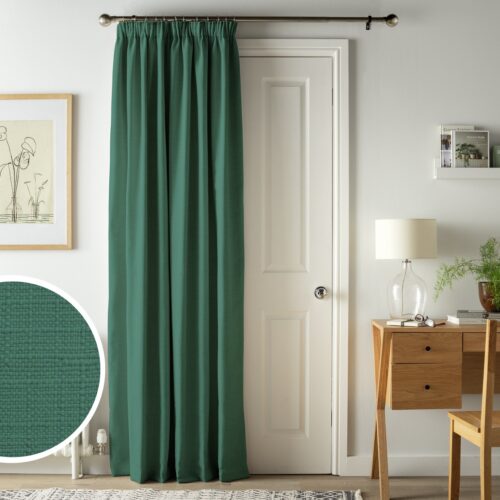 Argos Home Thermal Door Curtain - Green - 117x213cm