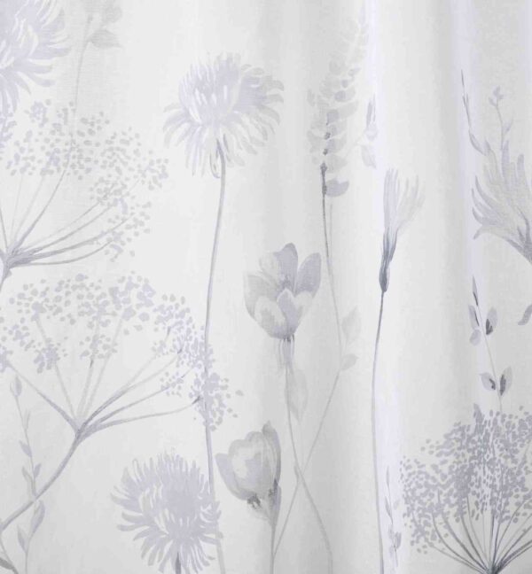 Catherine Lansfield Medowsweet Voile - White - 140x122cm
