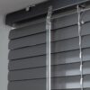 Habitat Aluminium Gun Metal Venetian Blind - 90cm