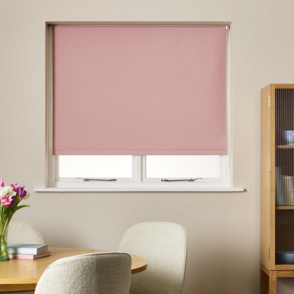 Habitat Blackout Blush Roller Blind - 60cm