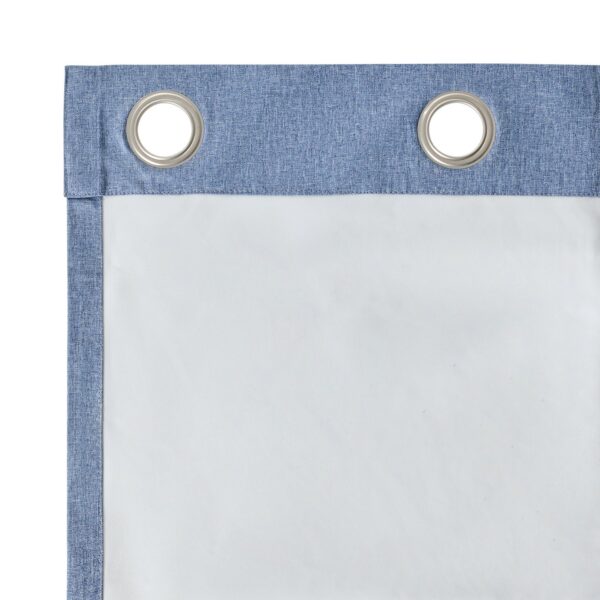 Habitat Blackout Eyelet Curtains - Blue - 117x137cm