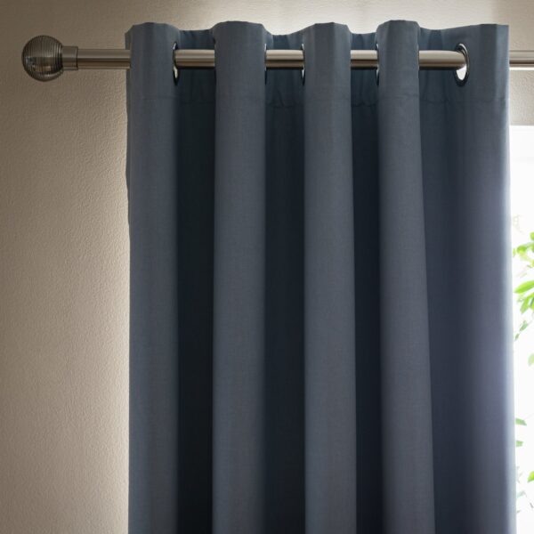 Habitat Blackout Eyelet Curtains - Blue - 168x229cm