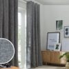 Habitat Blackout Eyelet Curtains - Charcoal - 117x137cm