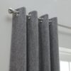 Habitat Blackout Eyelet Curtains - Charcoal - 117x137cm