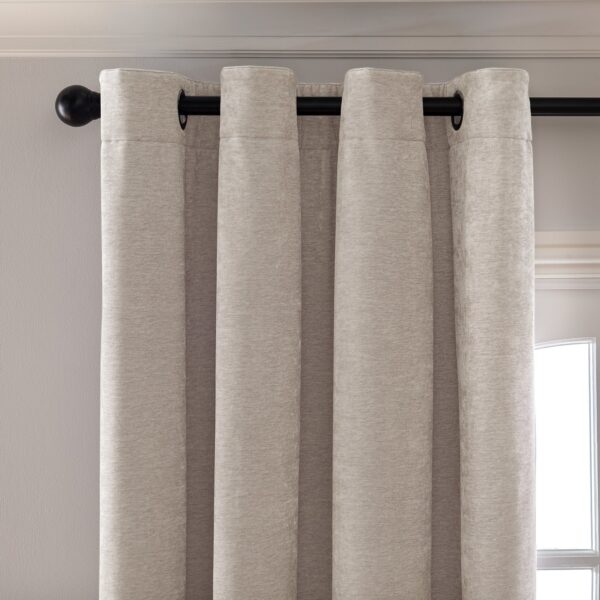 Habitat Blackout Eyelet Curtains - Cream - 117x137cm