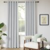 Habitat Blackout Eyelet Curtains - Dove Grey - 117x137cm