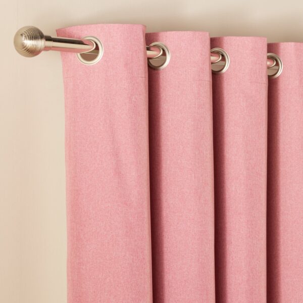 Habitat Blackout Eyelet Curtains - Dusty Rose - 117x137cm