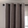 Habitat Blackout Eyelet Curtains - Grey - 117x137cm