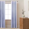 Habitat Blackout Eyelet Curtains - Lilac - 117x137cm