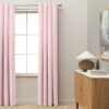Habitat Blackout Eyelet Curtains - Pink - 117x137cm
