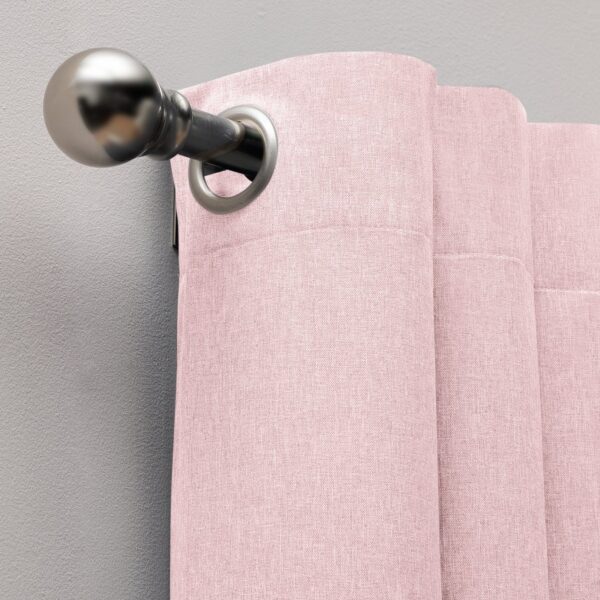 Habitat Blackout Eyelet Curtains - Pink - 117x137cm