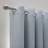 Habitat Blackout Eyelet Curtains - Sky - 117x137cm