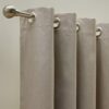 Habitat Blackout Eyelet Curtains - Stone - 117x137cm
