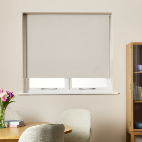 Habitat Blackout Latte Roller Blind - 60cm