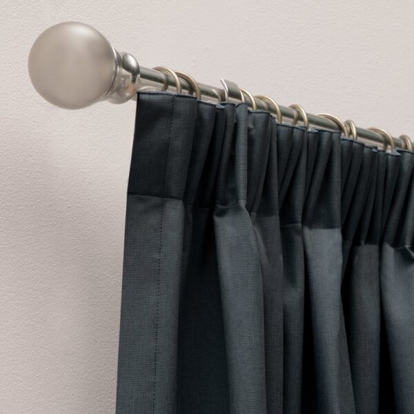 Habitat Blackout Pencil Pleat Curtains - Charcoal -117x137cm