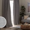 Habitat Blackout Pencil Pleat Curtains - Dove Grey-117x137cm