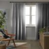 Habitat Blackout Pencil Pleat Curtains - Dove Grey-117x183cm