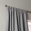 Habitat Blackout Pencil Pleat Curtains - Dove Grey-117x183cm
