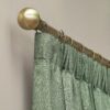 Habitat Blackout Pencil Pleat Curtains - Green - 117x137cm