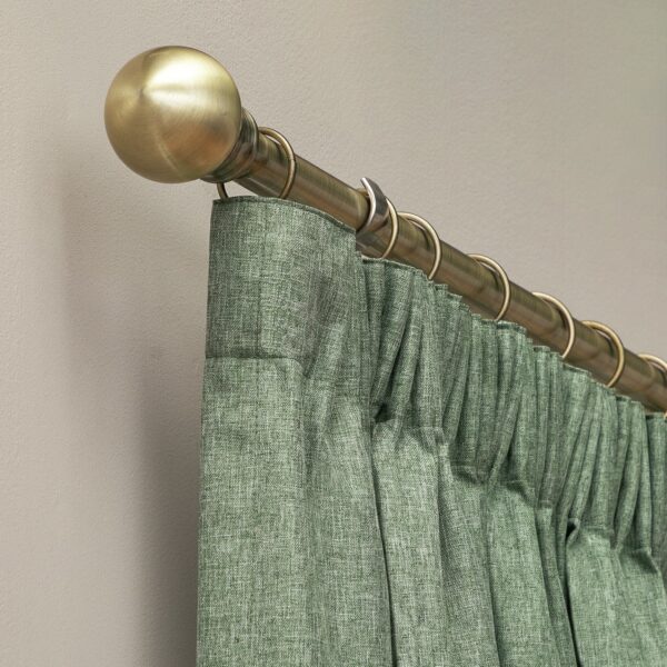 Habitat Blackout Pencil Pleat Curtains - Green - 117x137cm