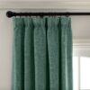 Habitat Blackout Pencil Pleat Curtains - Green - 117x137cm