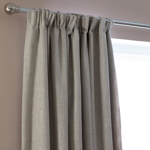 Habitat Blackout Pencil Pleat Curtains - Oatmeal - 117x137cm