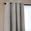 Habitat Chenille Eyelet Curtains - Grey - 117x137cm