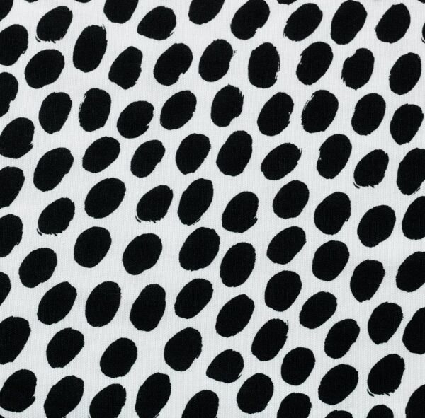 Habitat Dalmatian Eyelet Curtains Black & White - 117x137cm