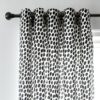 Habitat Dalmatian Eyelet Curtains Black & White - 117x137cm