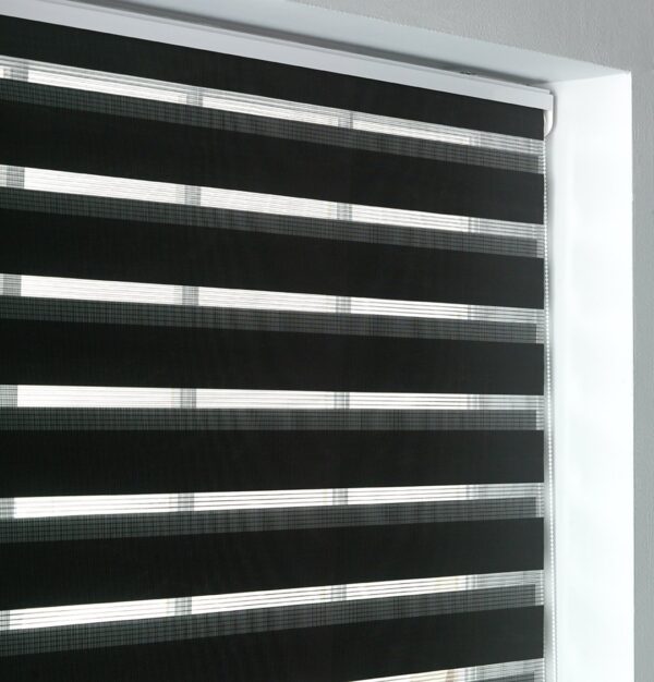 Habitat Day and Night Black Roller Blind - 90cm