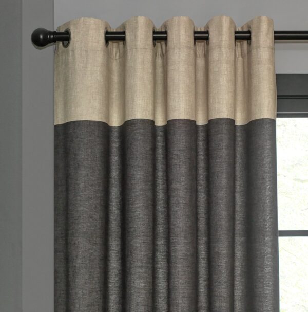 Habitat Eyelet Curtains - Charcoal - 117x137cm