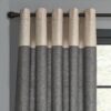 Habitat Eyelet Curtains - Grey - 117x137cm