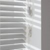 Habitat Faux Wood Grey 25mm Slat Venetian Blind - 90cm