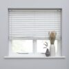 Habitat Faux Wood White 25mm Slat Venetian Blind - 60cm