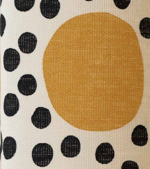 Habitat Geometric Eyelet Curtains - Yellow - 117x137cm